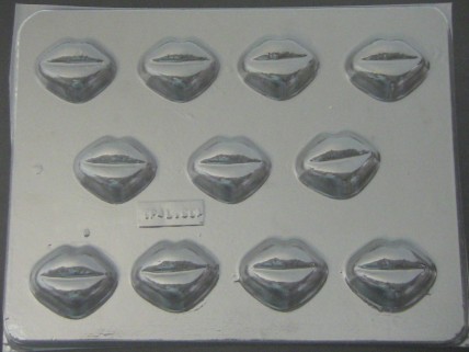 906 Lips Mouth Small Chocolate Candy Lollipop Mold